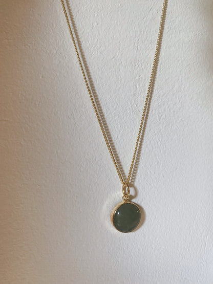 HANA AVENTURIN 10mm Halskette | Necklace Gold