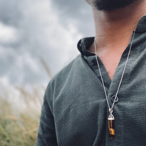 BELLE TIGER EYE Halskette | Necklace Silver