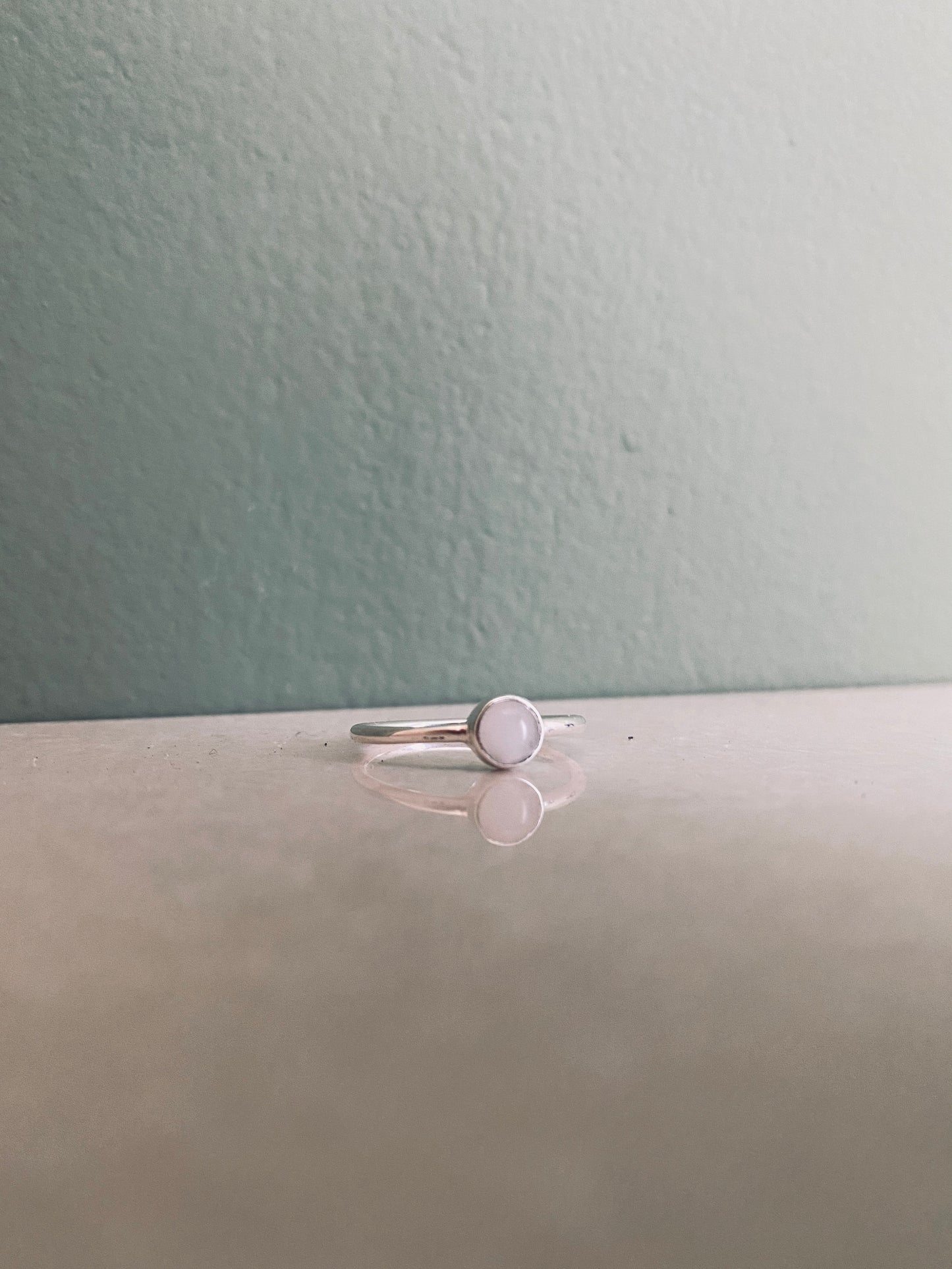 DEWI ROSEQUARZ Ring Silver