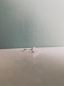 DEWI ROSEQUARZ Ring Silver