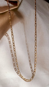 FABIYA FIGARO Stainless Steel 45/50cm Halskette | Necklace Gold