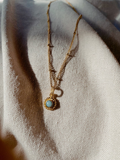 CINTA AMAZONIT Halskette | Necklace Gold