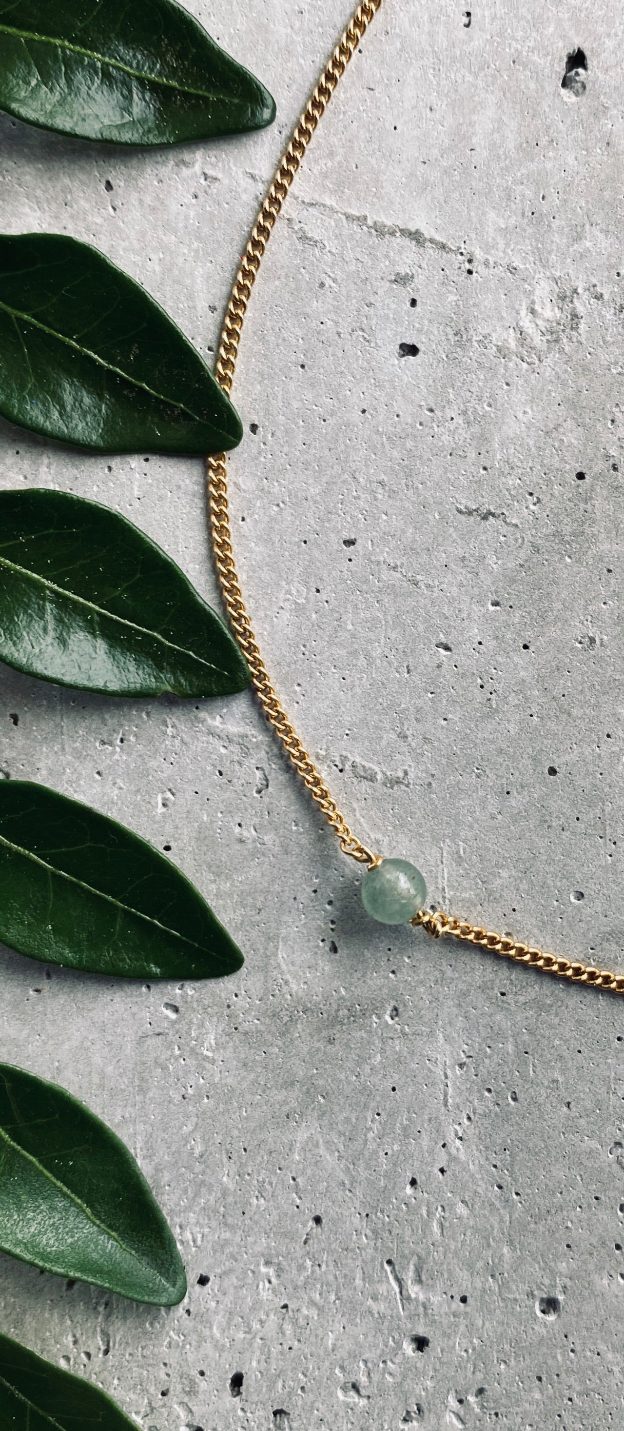 NALI Aventurin Halskette | Necklace Gold