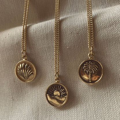 DREAMSEA. Collection | THE PALM Halskette | Necklace Gold