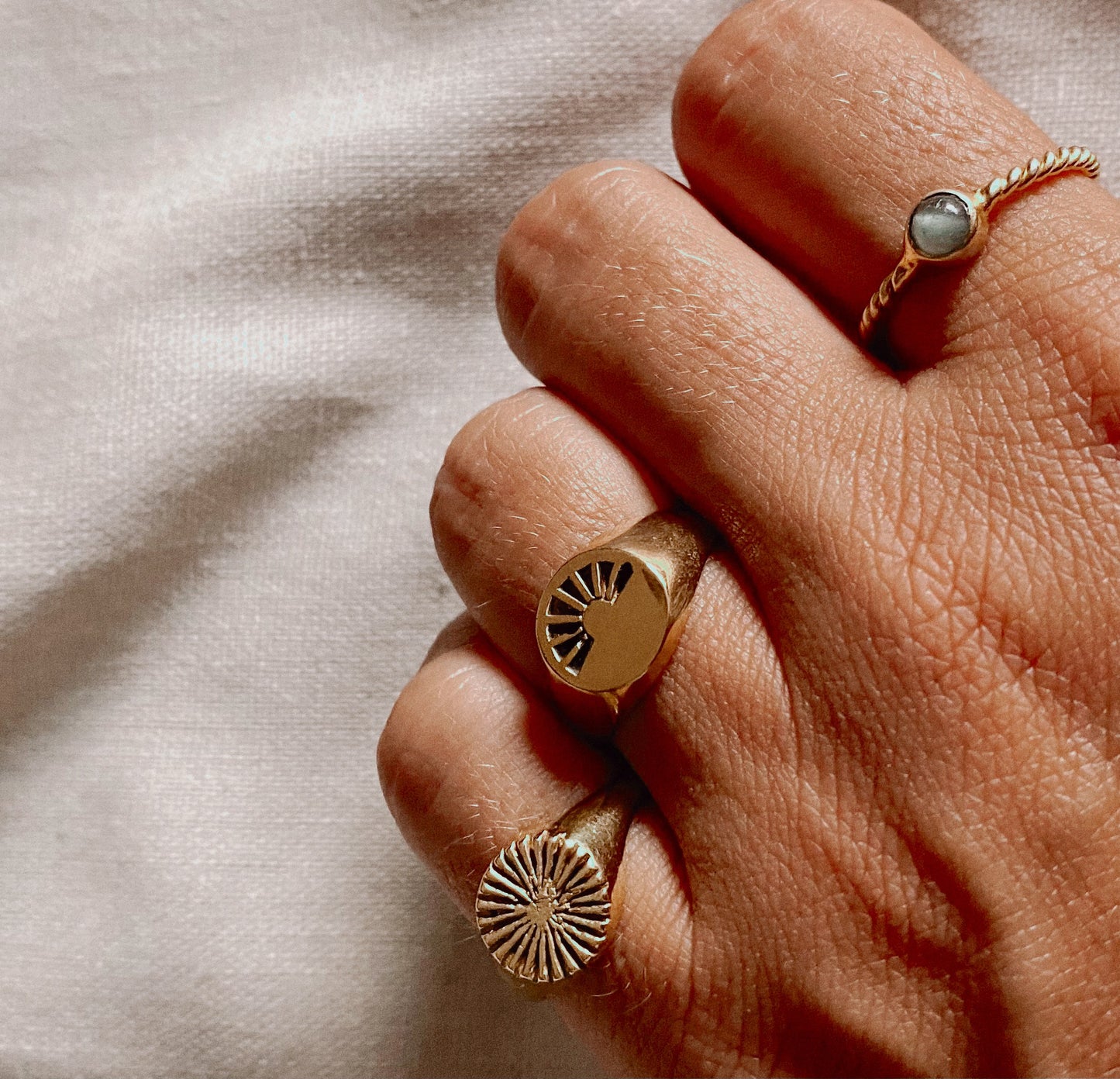 NINGRUM Ring Gold