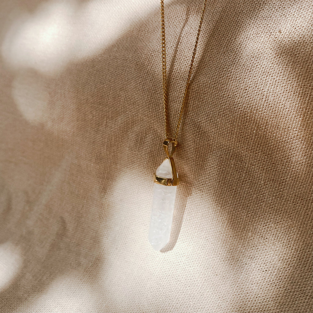 BELLE Crystal Halskette | Necklace Gold