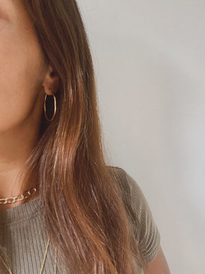 AULIA Ohrring 40mm | Earring Gold