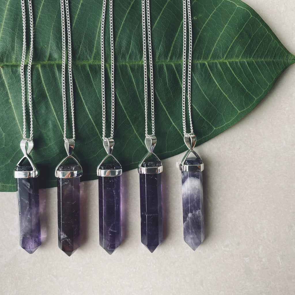 BELLE AMETHYST Halskette | Necklace Silver