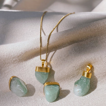 MENTARI AVENTURIN Halskette | Necklace Gold my