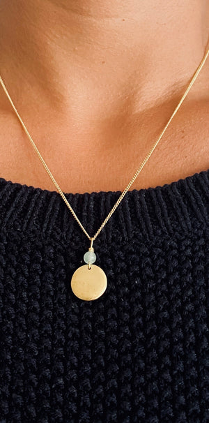 ANAM AVENTURIN Halskette | Necklace Gold