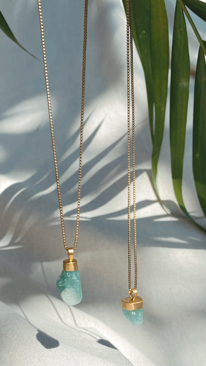 MENTARI AVENTURIN Halskette | Necklace Gold my