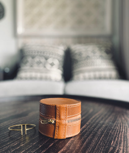 JEWELRY BOX | Lederimitat (veganes Leder) und Samt
