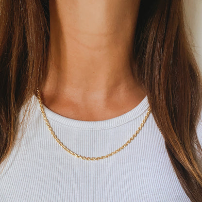 JAWAJIVA Choker (handmade from ONE BRASS STICK) Halskette | Necklace Gold