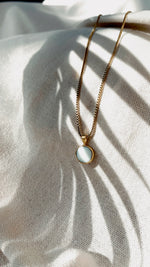 HANA AMAZONIT SMALL Halskette | Necklace Gold my