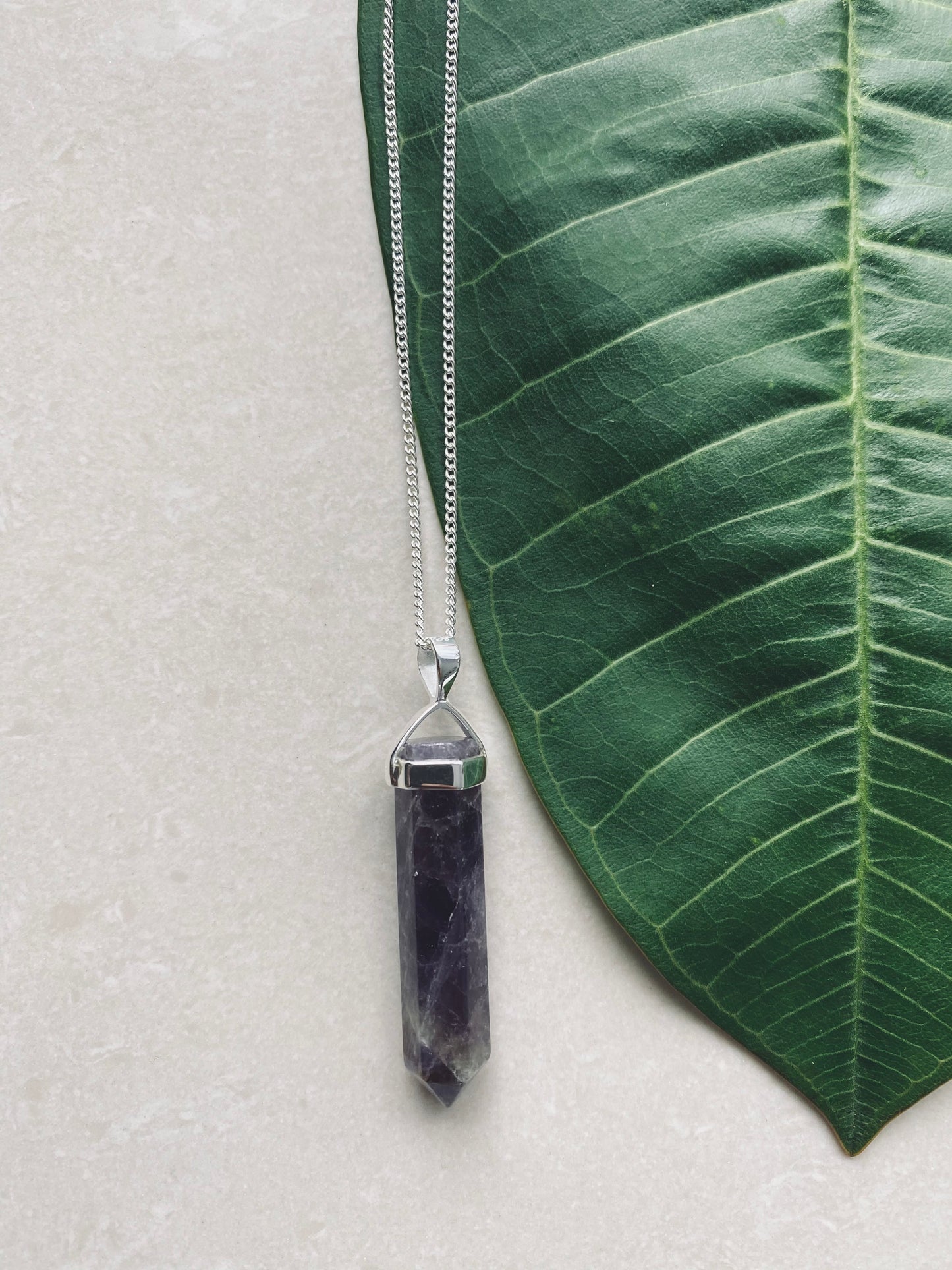 BELLE AMETHYST Halskette | Necklace Silver