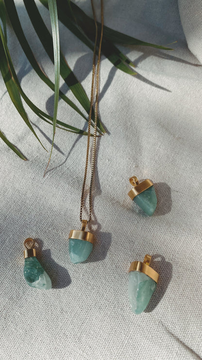 MENTARI AVENTURIN Halskette | Necklace Gold my