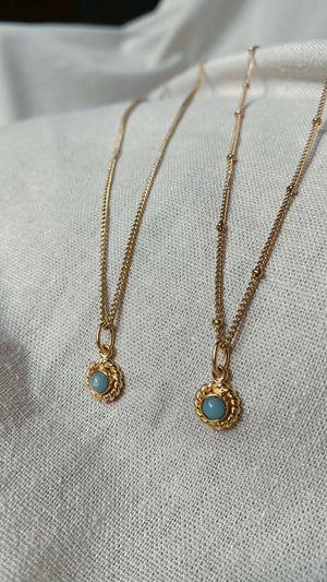 CINTA AMAZONIT Halskette | Necklace Gold