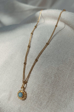 CINTA AMAZONIT Halskette | Necklace Gold