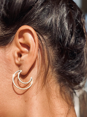 SEA YOU MOON Ohrring | Earring Gold - The Santai Collection