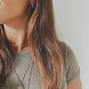 RATIH Choker Halskette | Necklace Gold