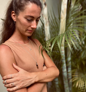 BELLE TIGER EYE Halskette | Necklace Silver
