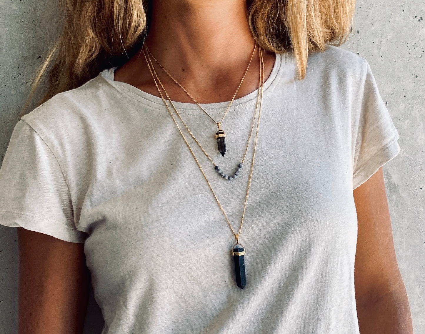 MARWATI MAGNESIT Halskette | Necklace Gold