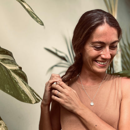 HANA Mondstein Halskette | Necklace Silver