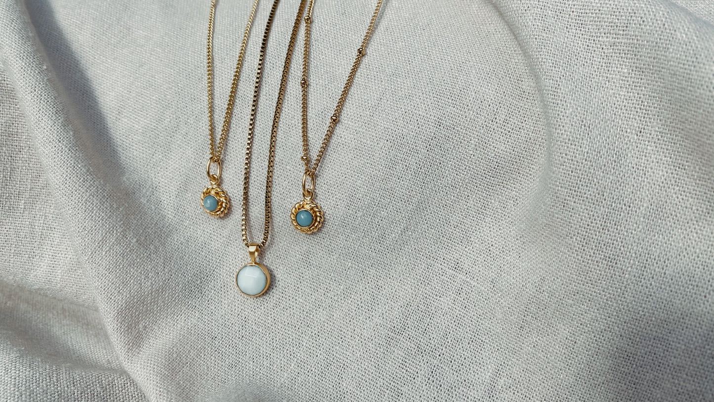 CINTA AMAZONIT Halskette | Necklace Gold