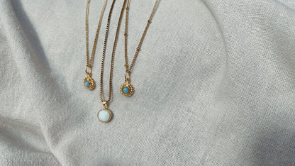 CINTA AMAZONIT Halskette | Necklace Gold