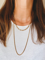 BOX CHAIN 60cm 2mm Stainless Steel Halskette | Necklace Gold