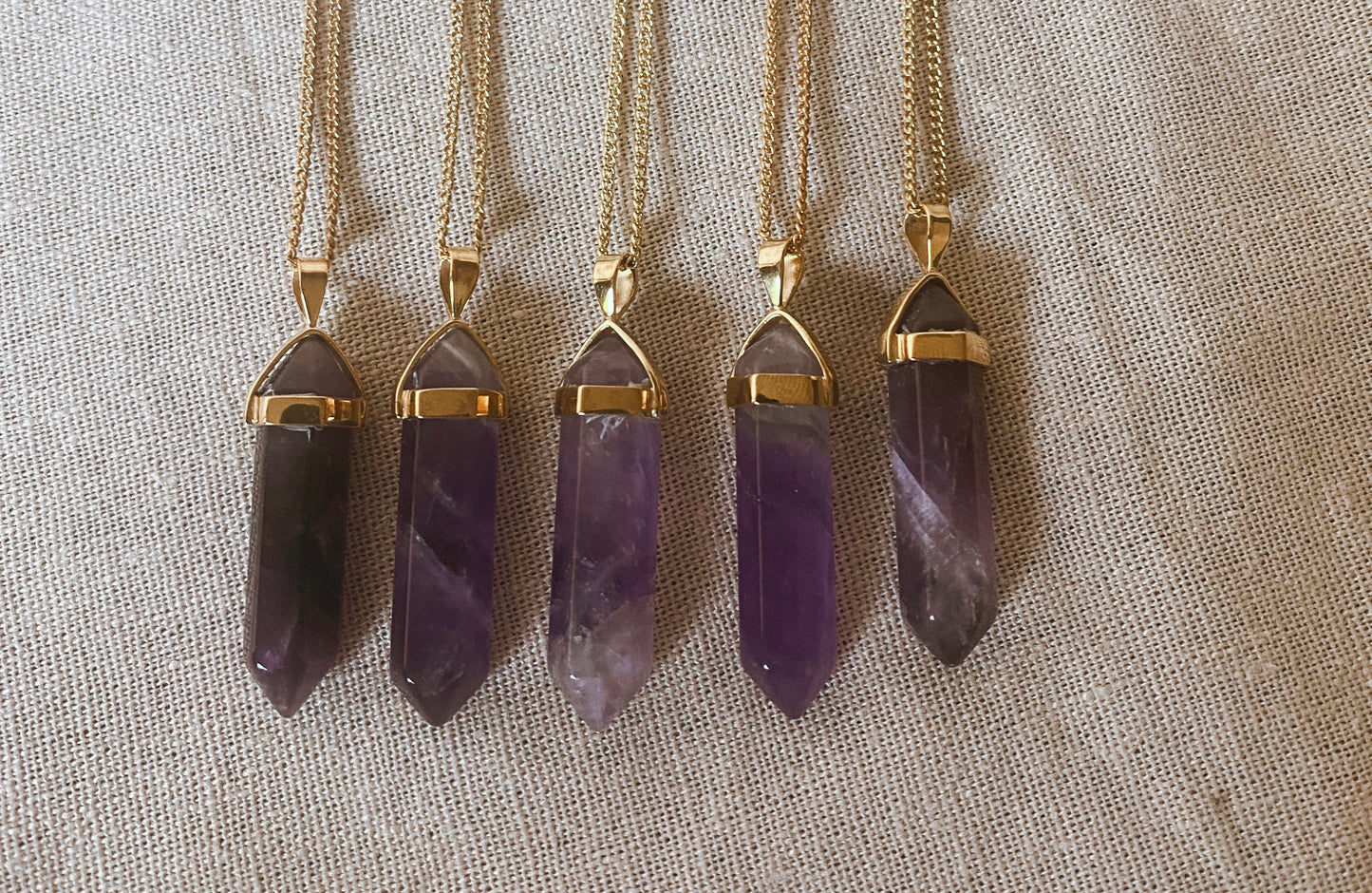 BELLE AMETHYST Halskette | Necklace Gold