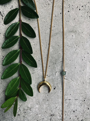 SEA YOU MOON Halskette | Necklace Gold
