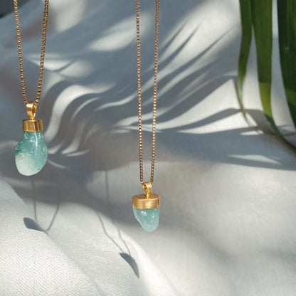 MENTARI AVENTURIN Halskette | Necklace Gold my