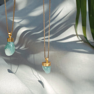 MENTARI AVENTURIN Halskette | Necklace Gold