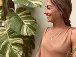 HANA ROSENQUARZ Halskette | Necklace Silver
