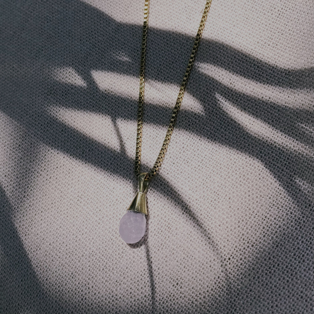 AMI AMETHYST Halskette | Necklace Gold