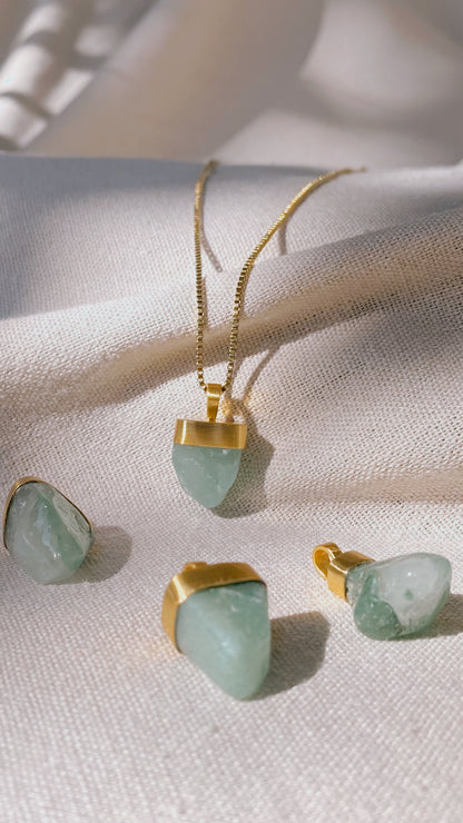MENTARI AVENTURIN Halskette | Necklace Gold my