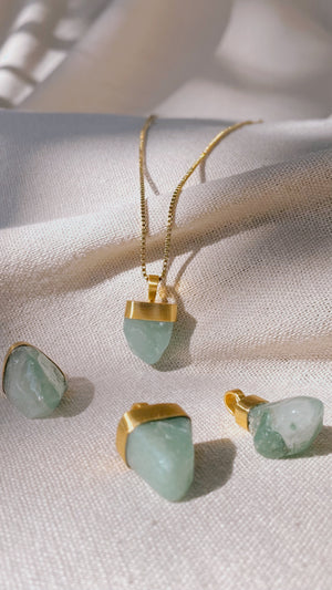 MENTARI AVENTURIN Halskette | Necklace Gold