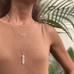 BELLE ROSEQUARZ Halskette | Necklace Silver