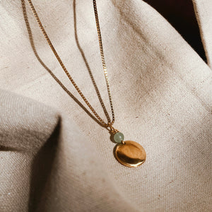 ANAM AVENTURIN Halskette | Necklace Gold