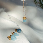 MENTARI AMAZONIT Halskette | Necklace Gold