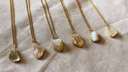 MATAHARI CITRIN Halskette | Necklace Gold