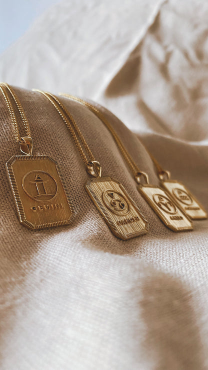 ZODIAC. Collection TAURUS | STIER Halskette | Necklace Gold | Sternzeichen Kette