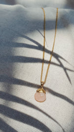 YUNITA PEACH MOONSTONE Halskette | Necklace Gold