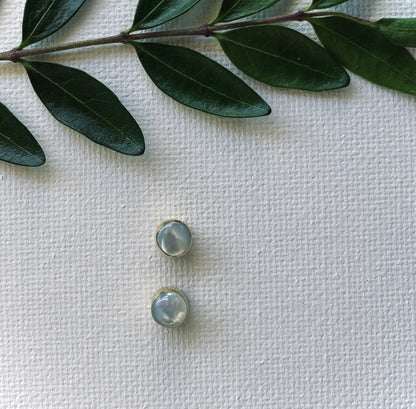 MILA Mondstein Ohrring | Earring Gold