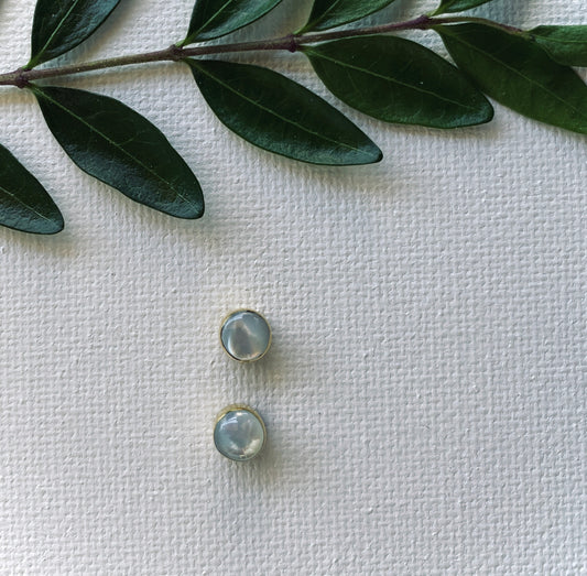MILA Mondstein Ohrring | Earring Gold