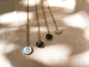 HANA Black Onyx Halskette | Necklace Gold