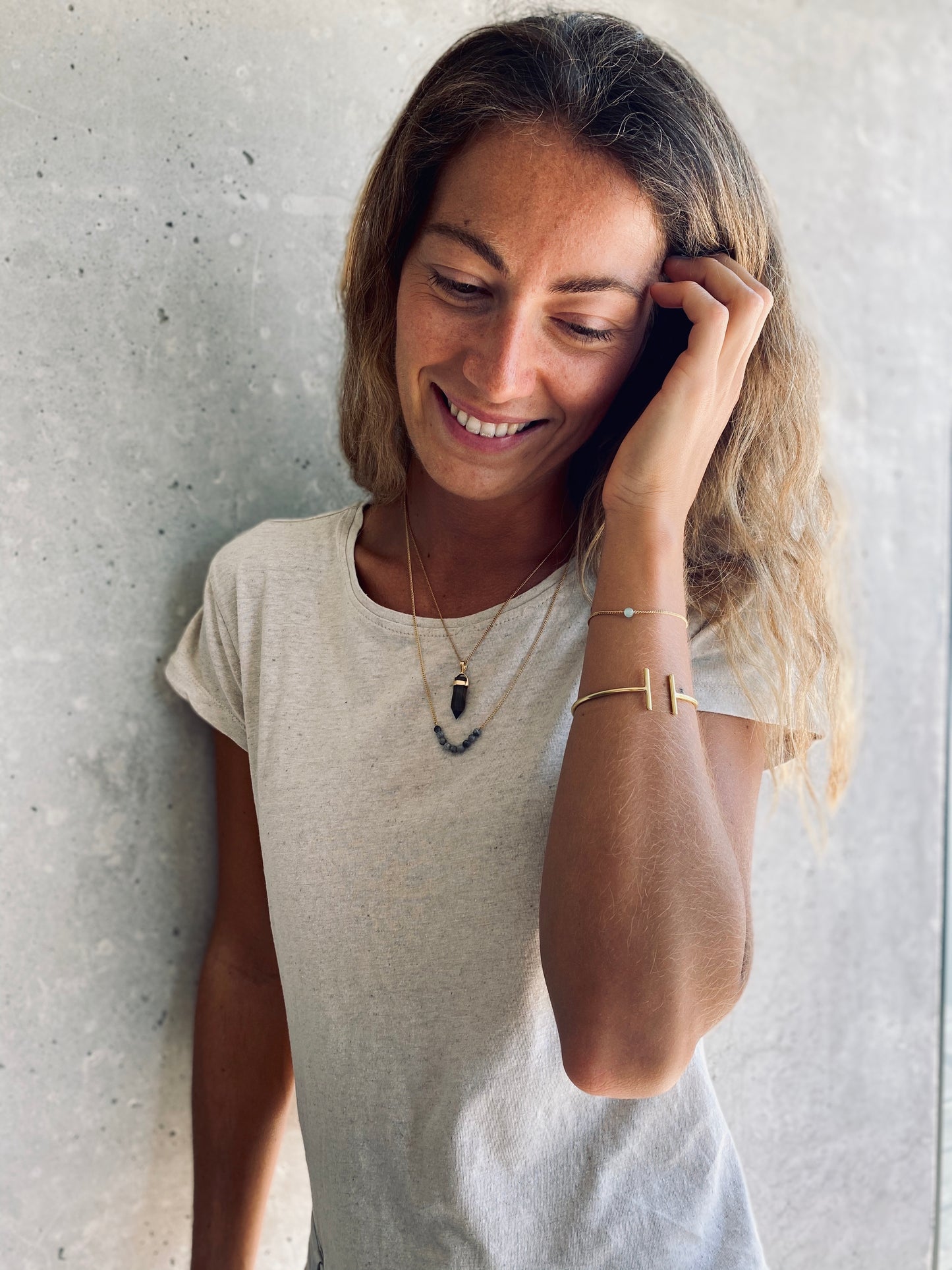 MARWATI MAGNESIT Halskette | Necklace Gold