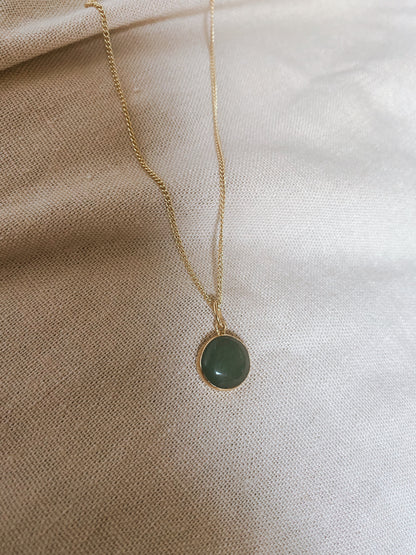 HANA AVENTURIN 10mm Halskette | Necklace Gold