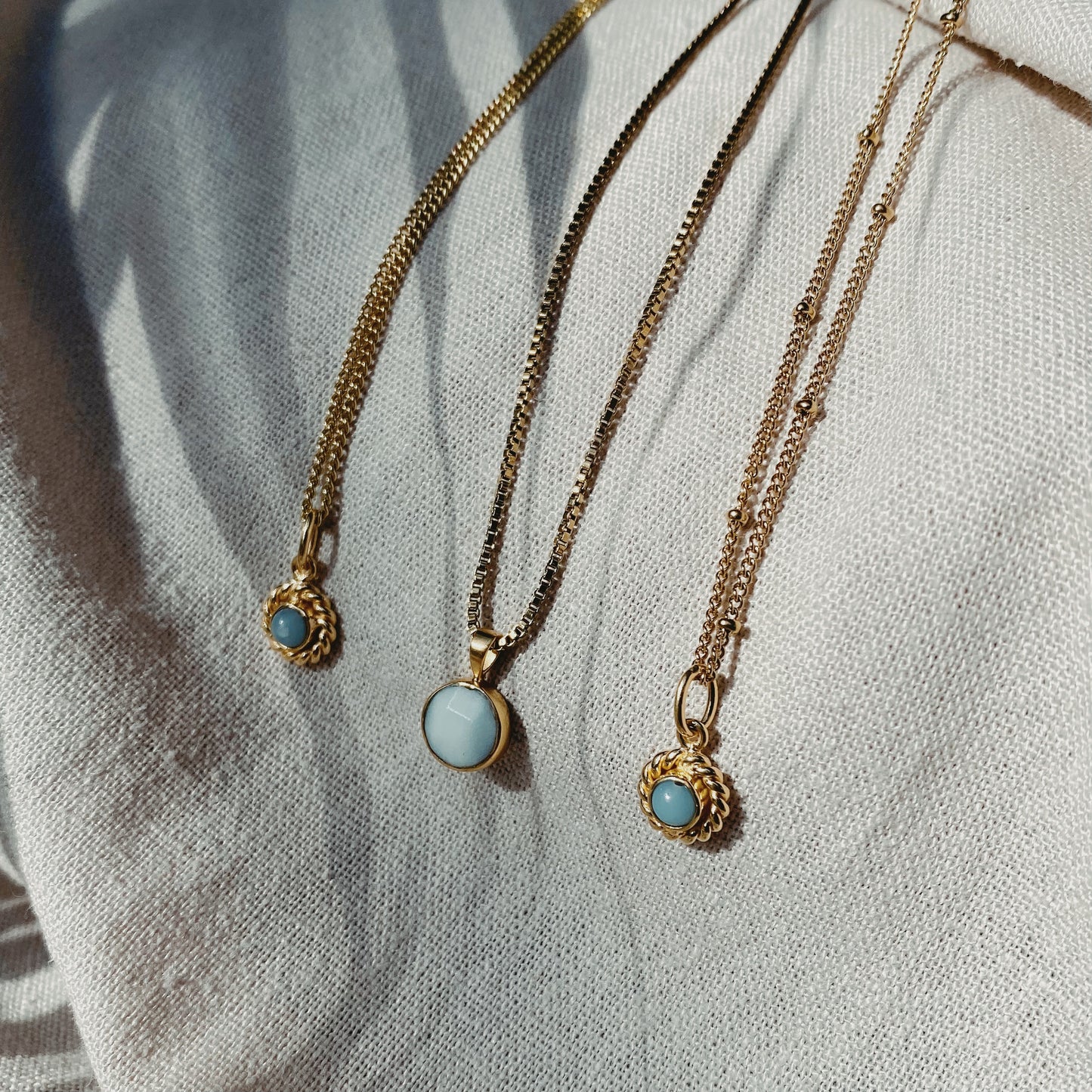 CINTA AMAZONIT Halskette | Necklace Gold